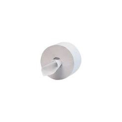 Papier toilette Jumbo 2 plis blanc à dévidage central pure cellulose par 6 rlx